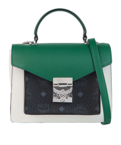 Patricia, Leather, White/Green/Black, 2901M, S/DB, 3*